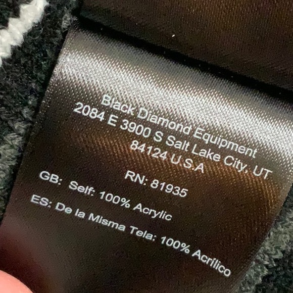 Black Diamond BRAND BEANIE - Blk/Anthracite/Alloy - Picture 16 of 16